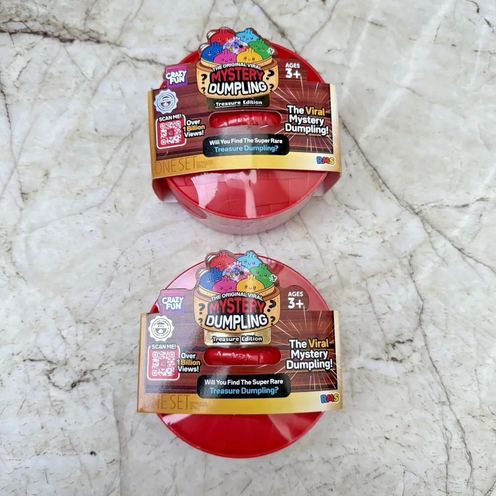 LOT of 2 RMS Mystery Dumpling TREASURE EDITION NEW RARE HTF Viral Squishy Sealed